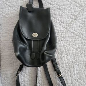 Coach Leather Backpack
